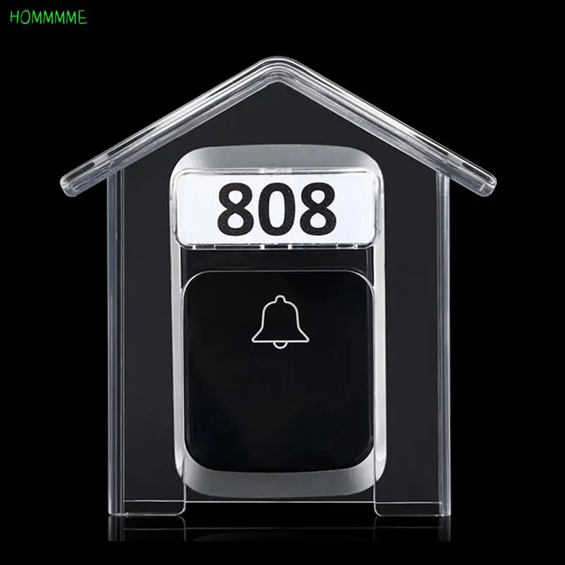 Waterproof Cover for Wireless Doorbell 1pc wireless doorbell cover