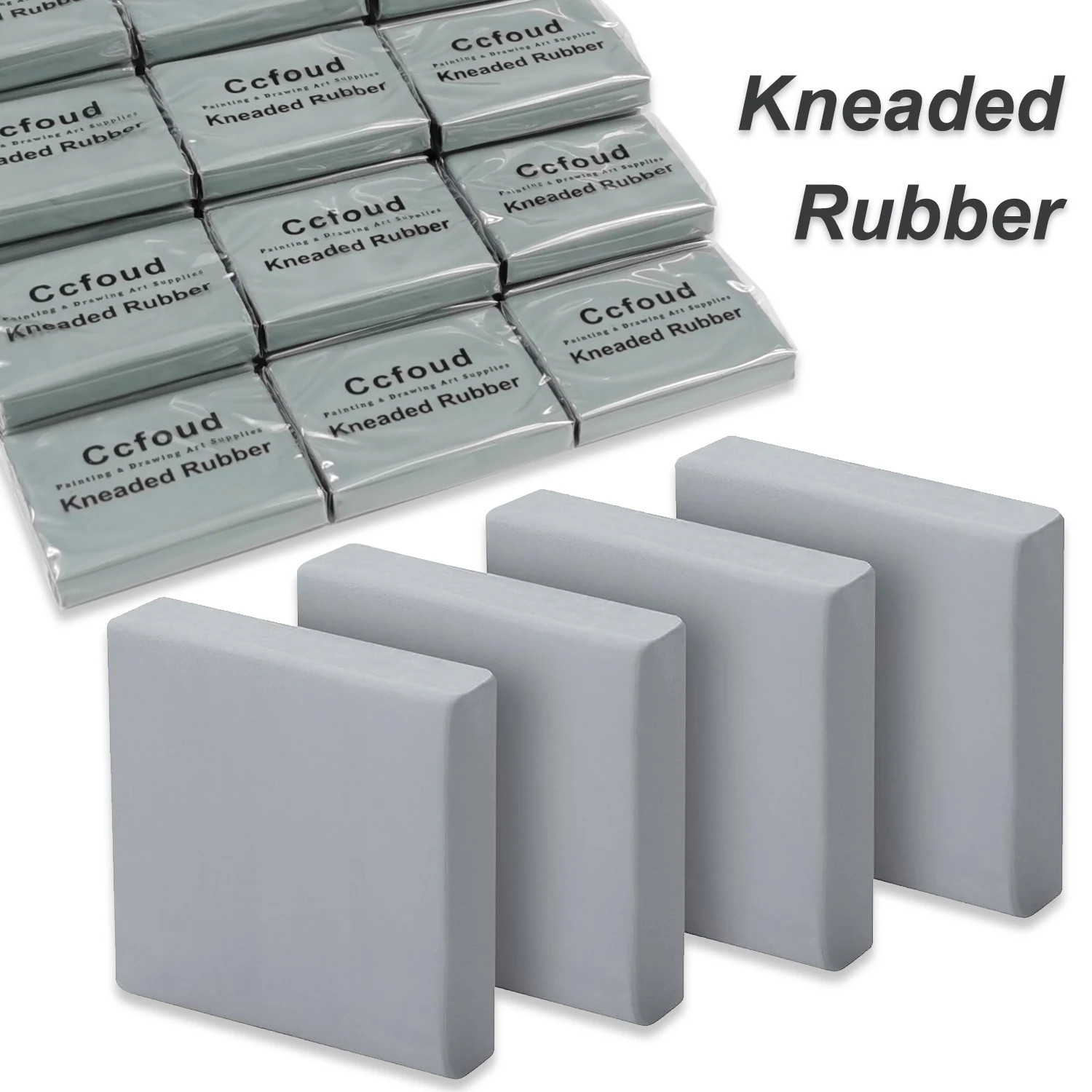 3/6/10/20/36pcs Plasticity Erasers Kneaded Rubber for Blend Highlight Shade Smooth Sketching Drawing for Adults