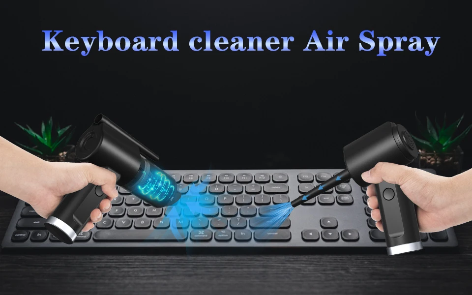 Achat Dépoussiéreur d'air sans fil souffleur d'air comprimé plumeau d'air  électrique pour clavier d'ordinateur caméra nettoyage de petits appareils  en gros