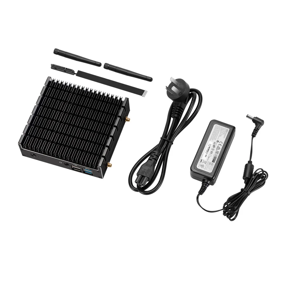 Yohirs Fanless Mini Pc Intel Core I7 10510U i5 10210U Full Aluminum Alloy Gamer Computer HDMI2.0 DP1.2 2x4K Display HDR TV Box 4