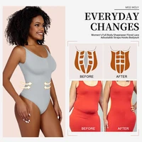 Lissage Shapewear Body pour femmes Faja corps complet Shaper string doux corps façonnage sculptant la poitrine sous-vêtements amincissants 4
