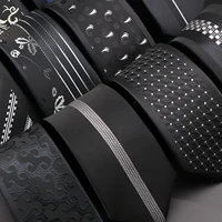 New Skinny 6cm Ties For Men Wedding Dress Necktie Black Floral Paisley Patchwork Tie Business Slim Shirt Accessory Gift Cravate