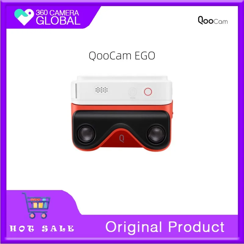 KanDao QooCam EGO-24MP/8K Photos/4K 60FPS Videos Stereoscopic 3D Instant Display Camera