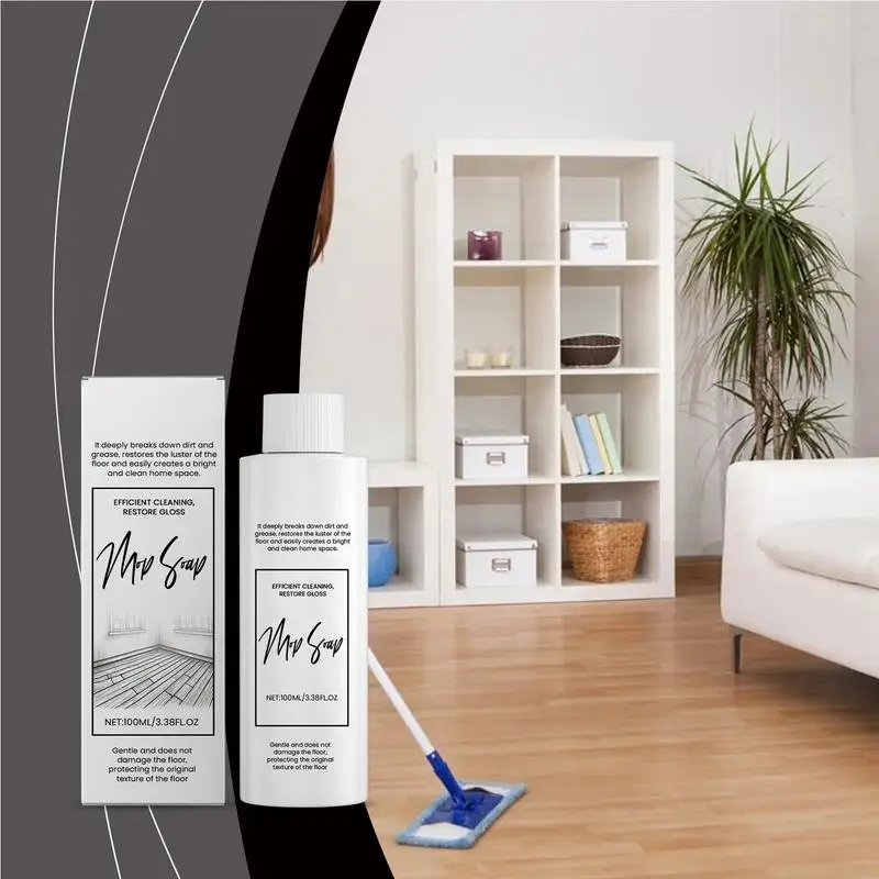 Floor Cleaner For Mopping 100ml Highly Scented Floor Soap Household Supplies Multi-Purpose Liquid Cleaner Hardwood Care Mopping