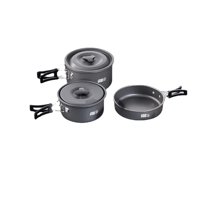 

Hxl Outdoor Cookware Kettle Cookware Camping Portable Equipment Picnic Pot Set