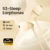Type-C/3.5mm Earphones Wired Soft Silicone Sleep Headphones With Mic Handsfree  Headset In-Ear HIFI Earbuds For Mobile Phones 1