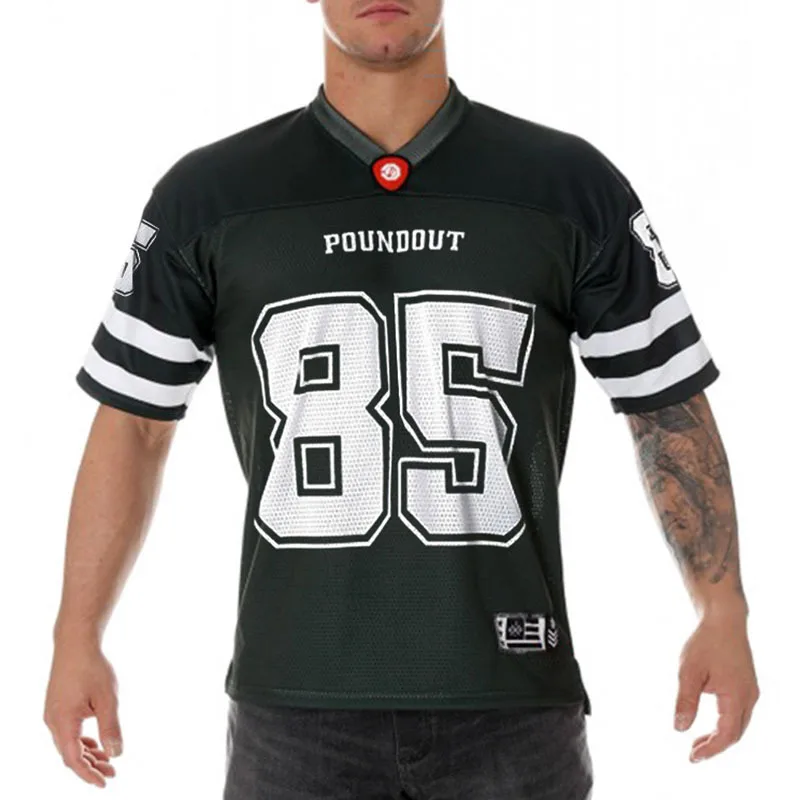 thumbnail image 1 of Camiseta informal de verano de gran tamaño para hombre, camiseta de baloncesto de secado rápido, camiseta de manga corta, camisetas de malla, ropa de gimnasio, fitness y culturismo, 1 of 4