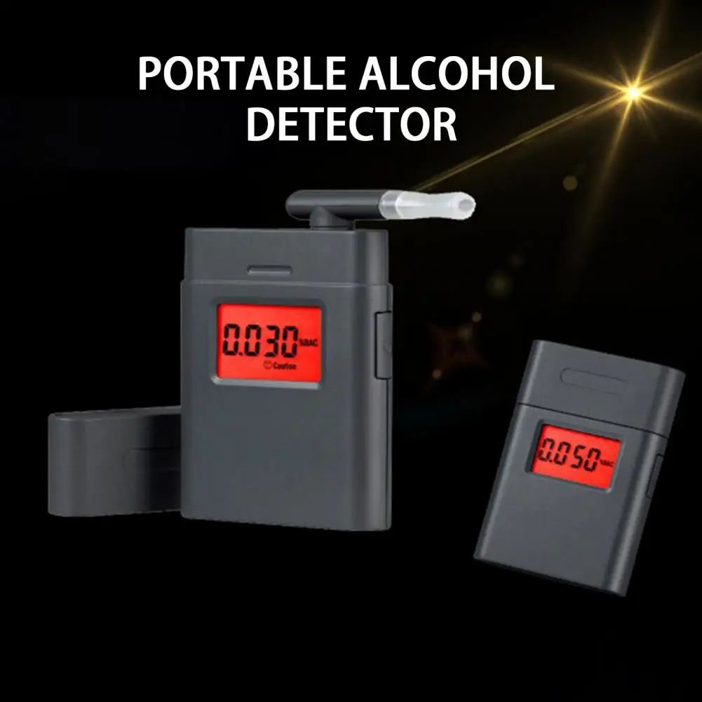 Alcohol Tester 1 Set Convenient 360 Degree Rotating with Cover  Anti-interference Alcohol Tester Breathalyzer for Driver цена и фото