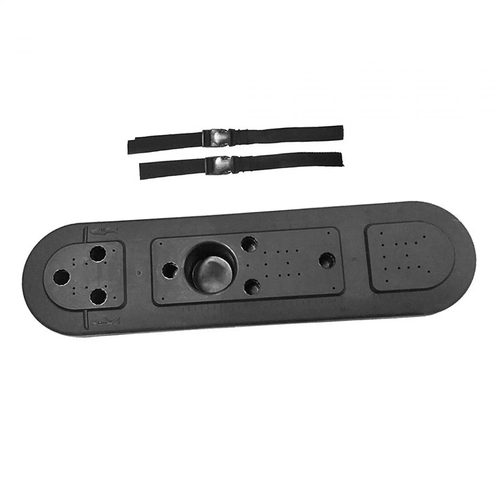 

Marine Kayak Boat Hatch Cover Durable Black with 7 Rod Holder Slots 20'' Hatch Lid for Inflatable Boat RV Canoeing Kayak Rafting