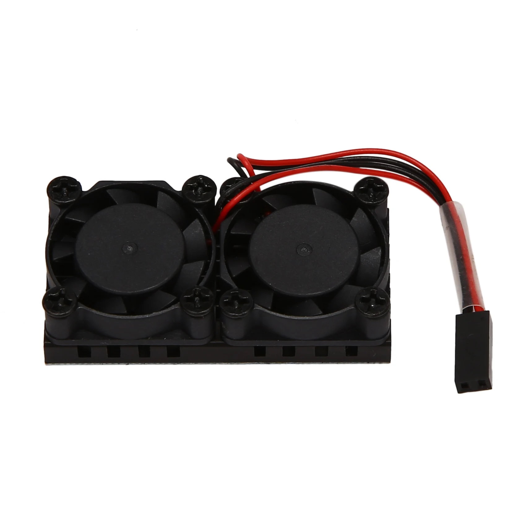 

for Raspberry 4 Model B Dual Fan with Heat Sink Ultimate Double Cooling Fans Cooler for Raspberry 4B/3B+