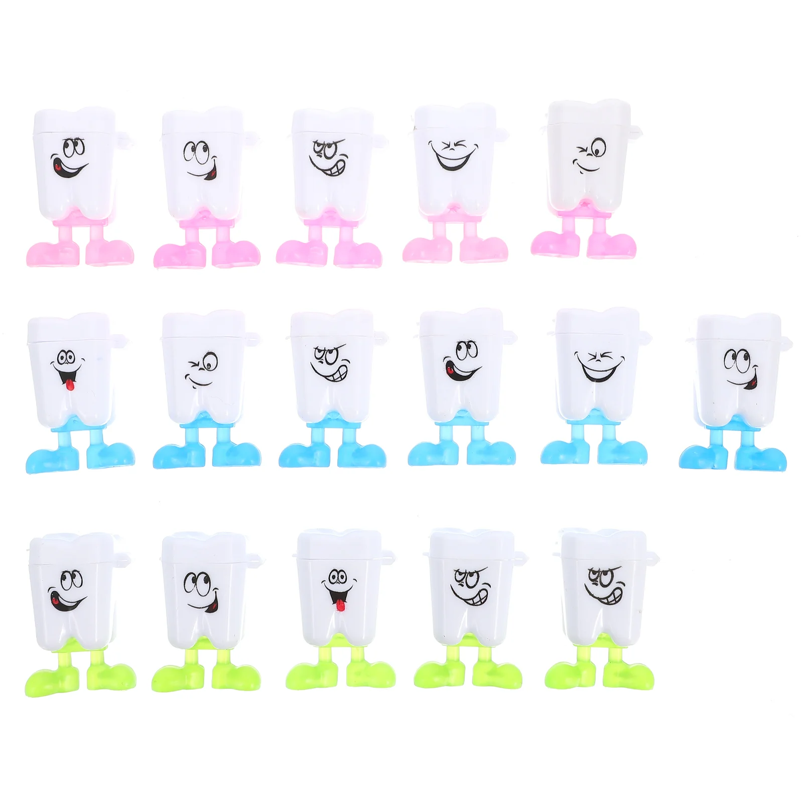 

50 Pcs Tooth Box Baby Container Mouthguard Case for Keepsake Organizer Holder Plastic Child Teeth