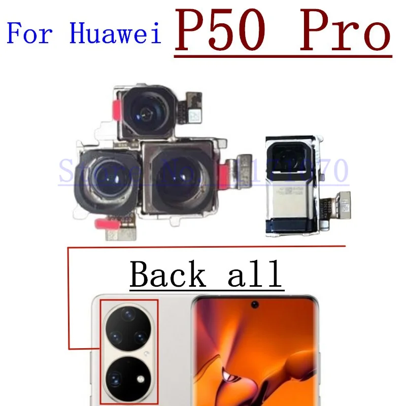 Original Back Camera For Huawei P50 Pro Pocket P50E Rear Camera