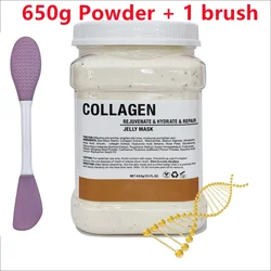 Chamomile & Rose Hyaluronic Hydration Jelly Mask with Silicone Brush - 650g (B- collagen)