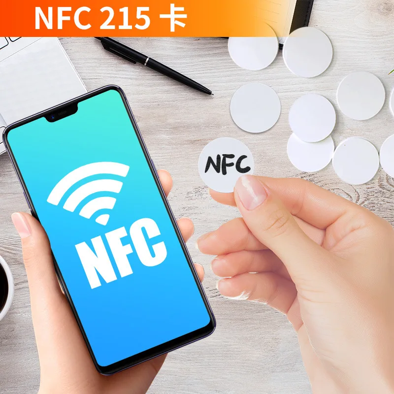 NFC Tags, NFC Cards,215 NFC Tag Rewritable 215 NFC,NFC Enabled Mobile