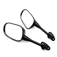 Pair Black Left Right Motorcycle Rear View Mirrors For Honda CBR600RR 2003 2004 2005 2006 2007 CBR1000RR 2004 2005 2006 2007 1