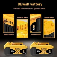 Batterie d'outil électrique DeWalt 20V/60V 9.0Ah 100% originale DCB206 DCB205 DCB200 DCF887 DCG405 DCD791 DCF922 DCF850 DCD805 4