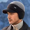 Dual-Tone Knit Baseball Cap - Outdoor Activities | Fashionable Dad Hat with Ear Protection | Perfect for Couples Hats for Men 6