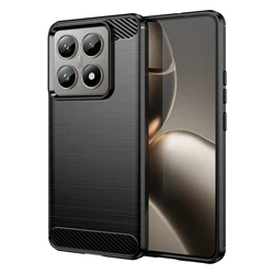 Durable Soft Rubber Slim Protective Phone Case - Anti - Drop Design - Xiaomi 15T (Black)