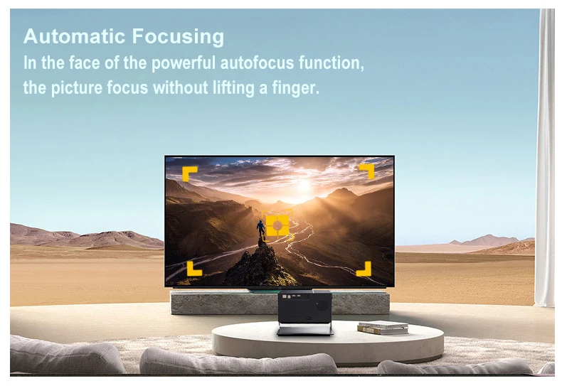 Stunning Android 12.0 Smart Projector With 1080P Clarity