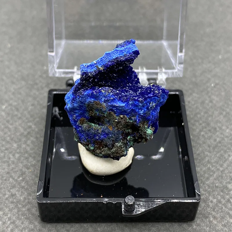 Natural beautiful Azurite and Malachite symbiotic mineral specimen crystal Stones and crystals Healing crystal Box:35mm