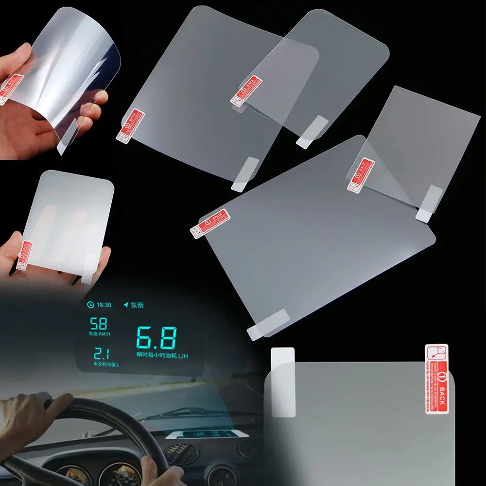 1pc Automotive Hud Headup Display Reflective Film Projection Universal