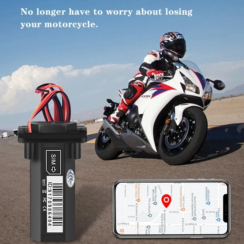 2G 4G Car/Motorcycle Mini GPS Tracker Anti-theft Bike Tracking GEO-Fence Trace Playback Moto GPS Locator