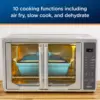 Toaster, Large Enough for 2 Pizzas, Stainless Steel French Doors, XL Sized 6