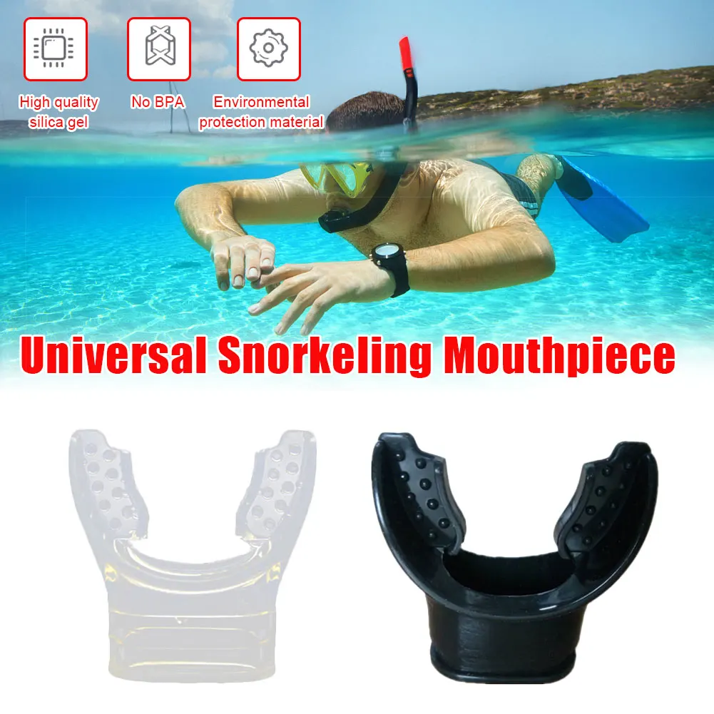 

New Scuba Diving Silicone Diving Mouthpiece Mouthpiece Bite Regulator Non-toxic Diving Outdoor Water Sports Swimming Equipment