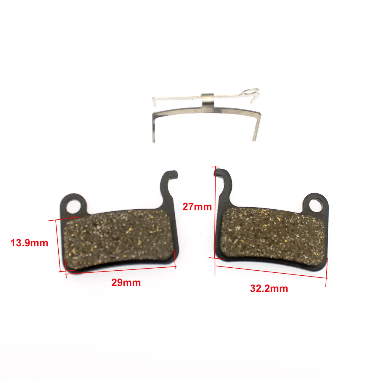 2X(4 PAIRES PLAQUETTES Frein à Disque En RéSine Pour VéLo Deore M596