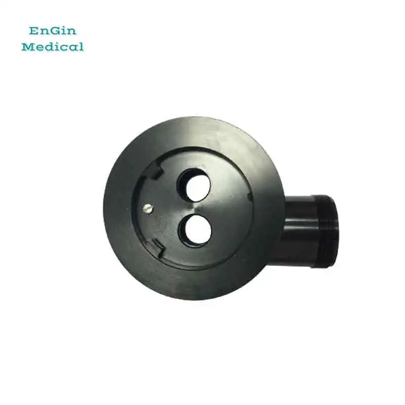 surgical beam splitter and video adapter for slit lamp microscope