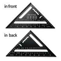 7 Inch Triangle Carpenter Square Aluminum Alloy For Woodworking And Carpentry Triangle Ruler Layout Measuring Tool 2