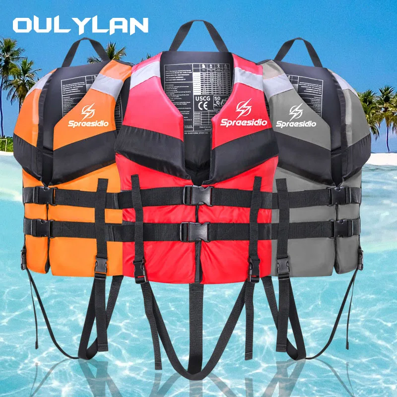 

Oulylan Floating Vest Kayak Ski Buoyancy Adults Life Jackets Water Sport Aid Sailing Boating Water Sports Project Accessories