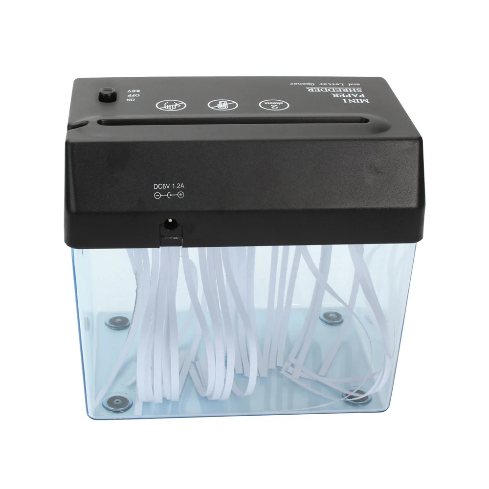 

USB Paper Shredder A6 Paper Cutter Mini Electric Shredder Battery Powered/USB Charge Paper Cutting Machine For Bills Receipts