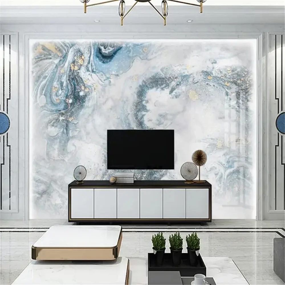 Fondos de pantalla de Mural 3D personalizados para sala de estar, TV, sofá,  fondo, papel tapiz de mármol azul europeo, decoración de dormitorio, Mural,  pegatinas de pared - AliExpress, image size:1000x1000