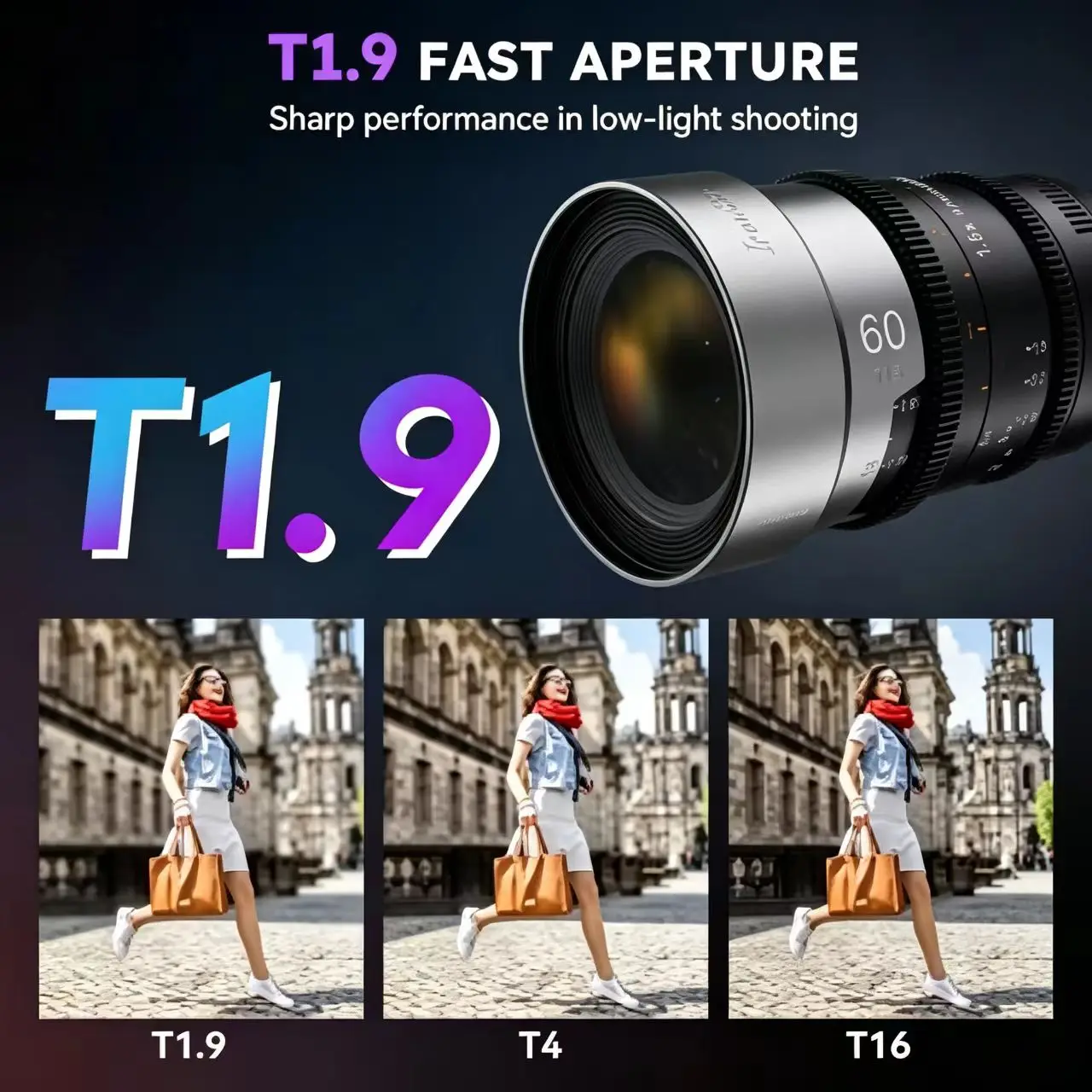 SIRUI IronStar 1.5X 35/40/60mm 아나모픽 렌즈 풀 프레임 시네 렌즈 T1.9 초고속 조리개(교환 가능한 PL/EF 마운트 포함)