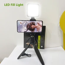 

Portable 36 LED Bulbs Fill Lamp Creative Rechargeable Video Lights Durable Hot Shoe LED Vlog Camera Photo Lamp Smartphone Camera