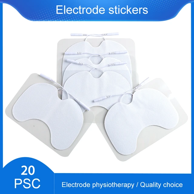 Almohadilla de electrodos Tens, parches de electrodos autoadhesivos para  máquinas de terapia TENS, fisioterapia, 50 piezas - AliExpress