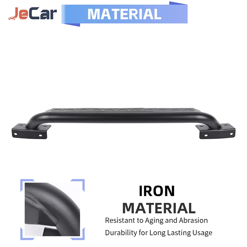 JeCar 아이언 자동차 프론트 범퍼 스팟 라이트 브래킷 포드 브롱코 2021 UP 자동차 외부 브래킷 액세서리