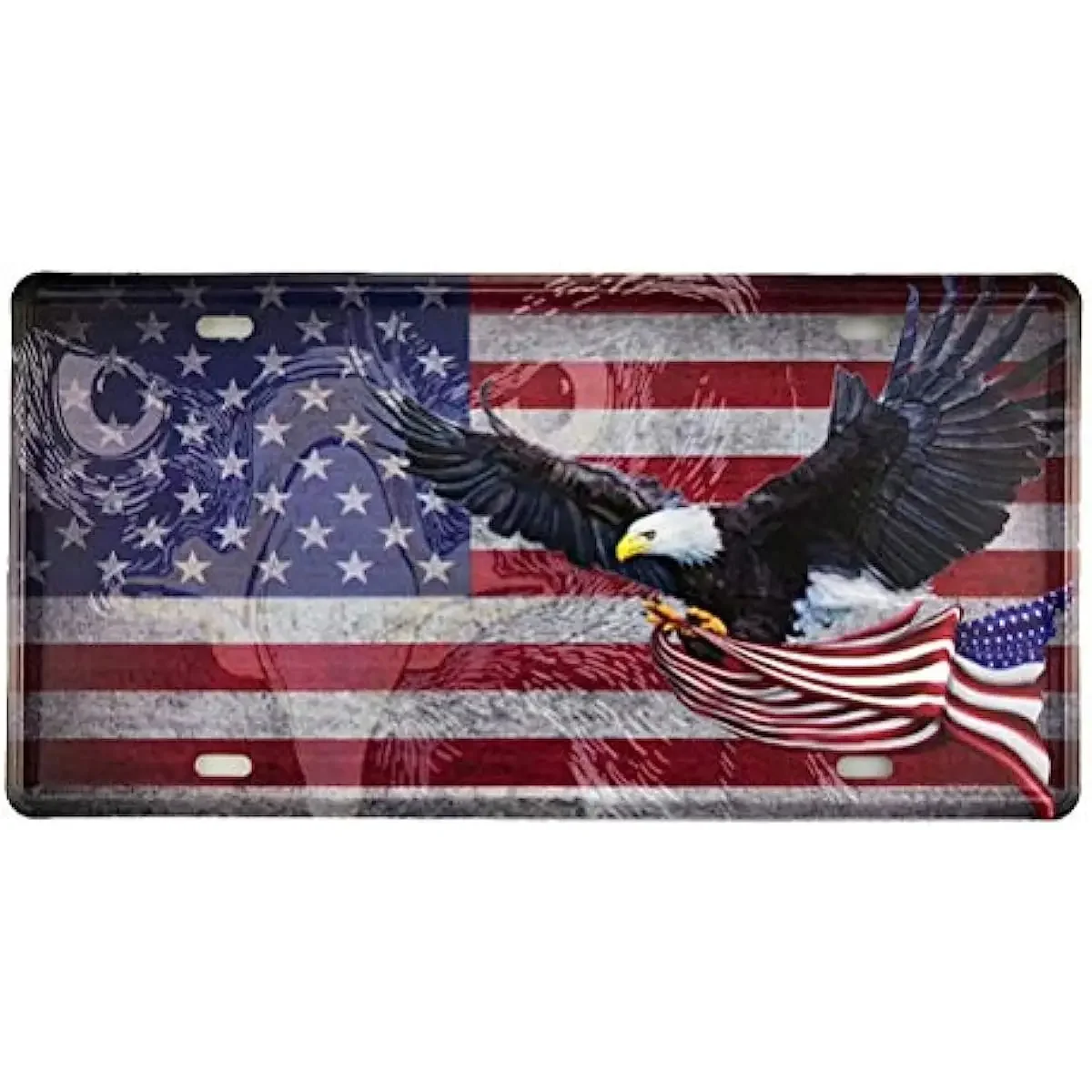 

Angeloken Новый Ретро винтажный номерной знак американский флаг логотип-белоголовый Орел жестяной знак для домашнего декора Настенный Налет 6 ''x 12''