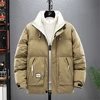 Winter Parkas Men 8XL 9XL Plus Size Thick Padded Jacket Coat Fashion Casual Cargo Plaid Parkas Male Big Size 8XL 9XL 4