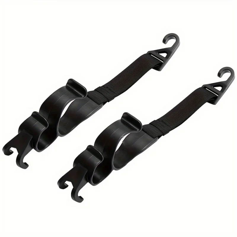 Versatle Car Seat Back Hook & Trunk Umbrella Holder-Durable ABS Material, Fits Most Vehicles
