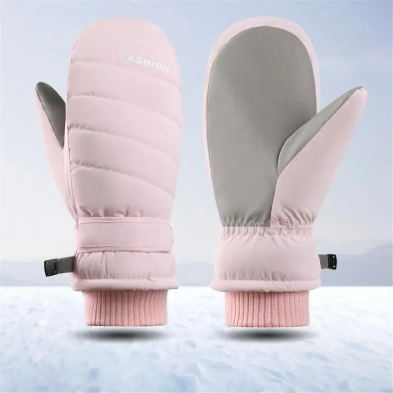 Mittens Solid Warm And Durable Thick And Warm Cartoon Funny Soft And Comfortable Winter Accessories Winter Gloves Durable Gloves 4