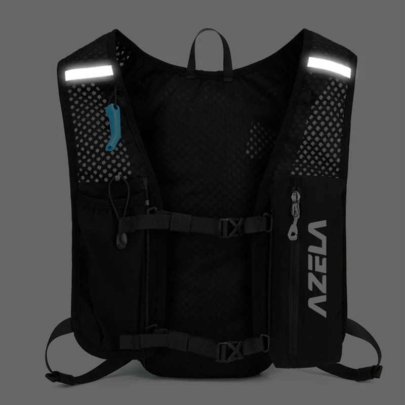 Outdoor Trail Running Ultralight Backpack Hydration Jogging Vest Men Breathable Marathon Bicycle Bag Water Bottle 250ML/1.5L 5
