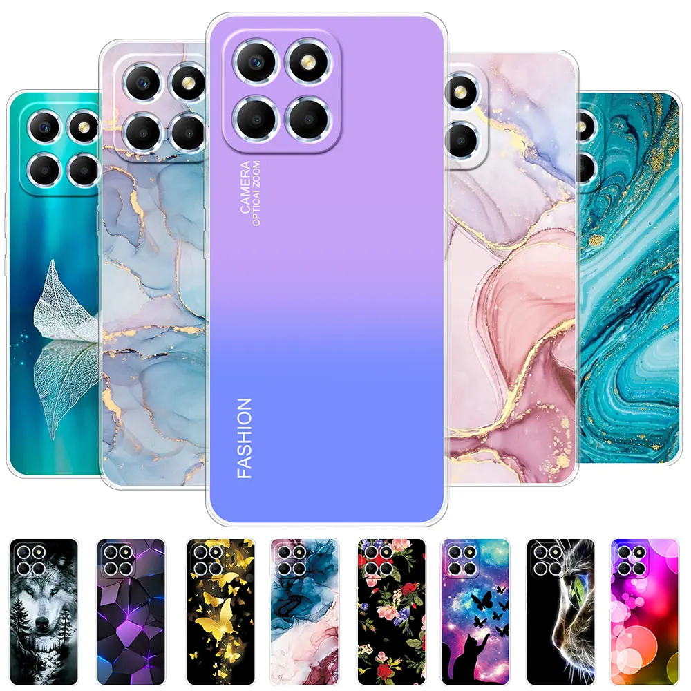 Per Honor X8B Custodia Per Honor X8B Lly-Lx1 Lly-Lx2 Fundas Custodia Protettiva In Silicone Morbido Trasparente Per Huawei Honor X8B Coque