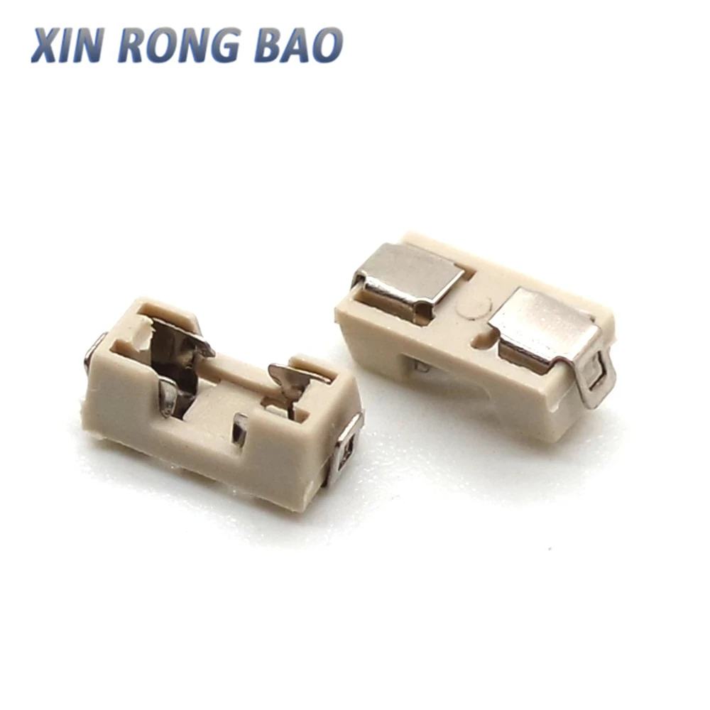 1808 SMD 고속 블로우 퓨즈 퓨즈 홀더 소켓 425 미니 퓨즈 홀더 10*5mm 2410 스퀘어 헤드 퓨즈 홀더 세라믹 퓨즈 홀더