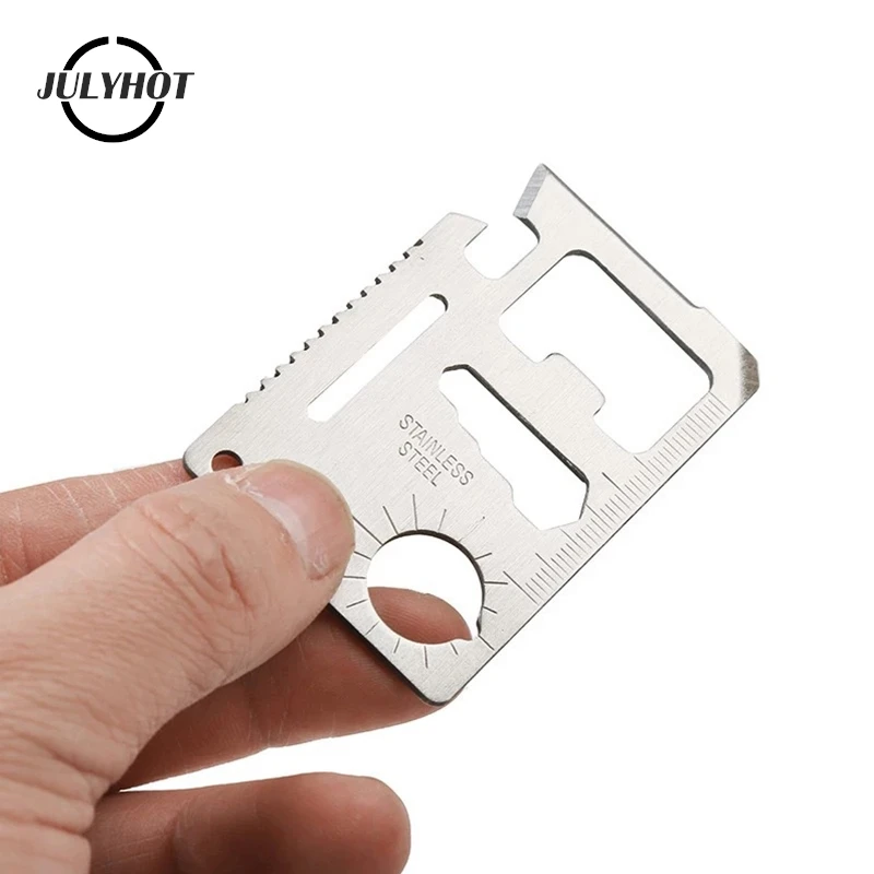 

11 в 1 портативный мульти-инструмент для выживания на природе кемпинга Туристическое оборудование карманный инструмент Кредитная карта