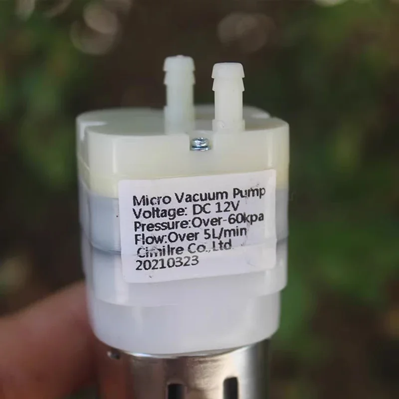 DC 12V 대유량 마이크로 진공 펌프 다이어프램 펌프 미니 32MM RK-095SA 모터 공기 산소 펌프 DIY 인플레이터 수족관 어항
