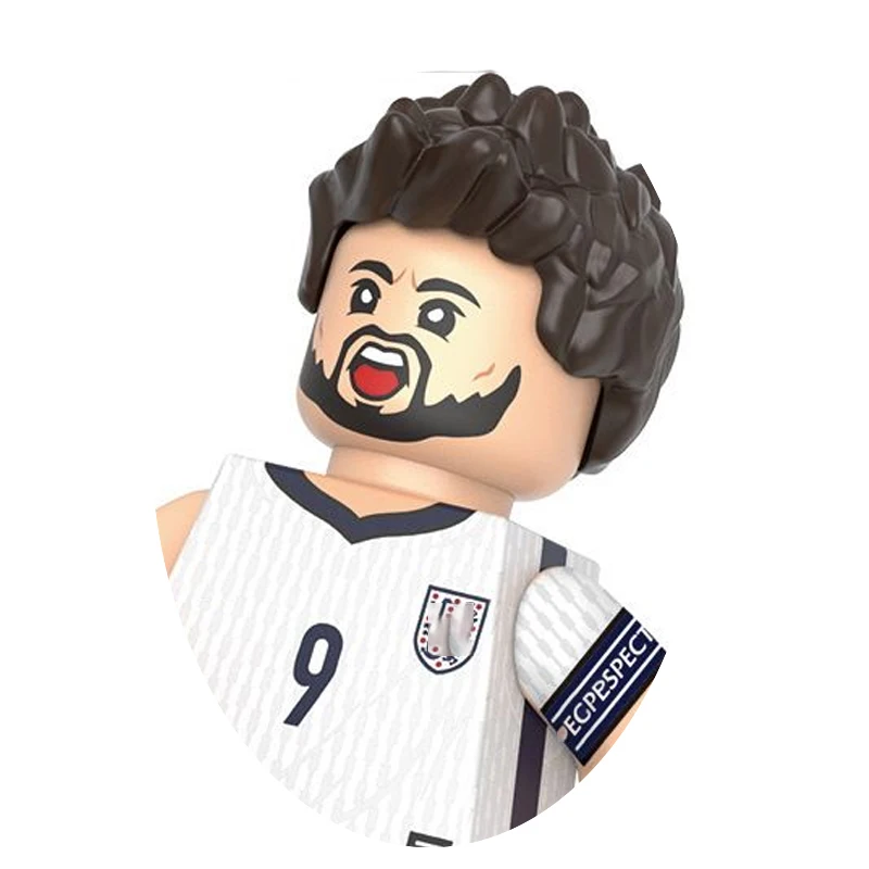 축구 게임 선수 액션 피규어 모델 장난감 월드 풋볼 스타 빌딩 블록 미니피규어 세트 조립 브릭 생일 선물