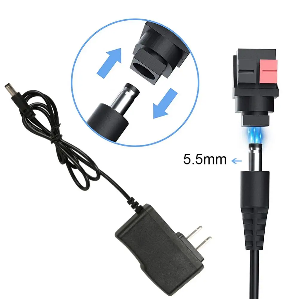 범용 어댑터 전원 공급 장치, 110-240V, DC 3V, 4.5V, 5V, 6V, 7.5V, 9V, 12 V, 0.5A 1A LED 조명 스트립용
