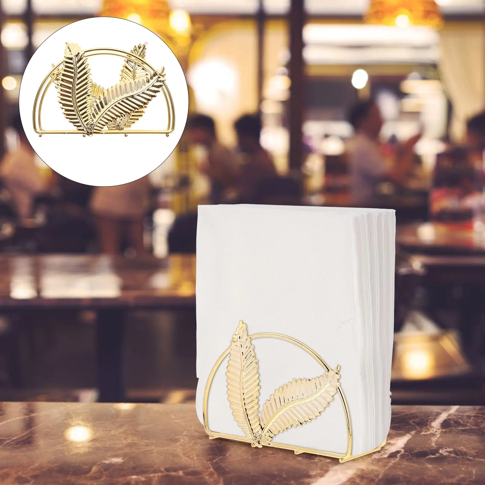 Napkin Holder KTV Decoration Metal Holders Storage Toilet Paper Stand Iron Dinner